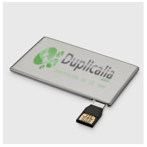 Tarjeta con USB extraíble